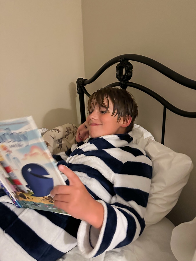 brothers bedtime routine