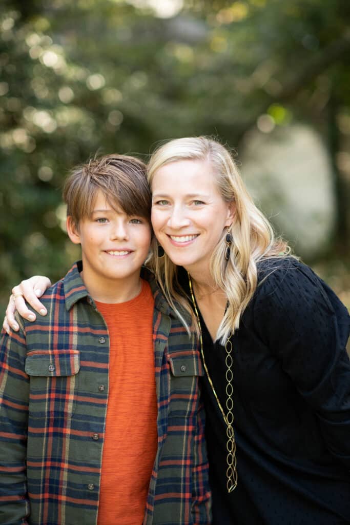 Mom and son