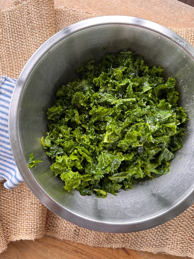 Massage Kale and Marinate