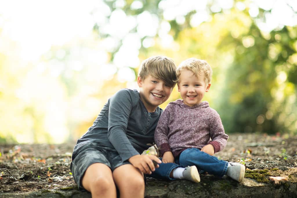 little boys fall photoshoot