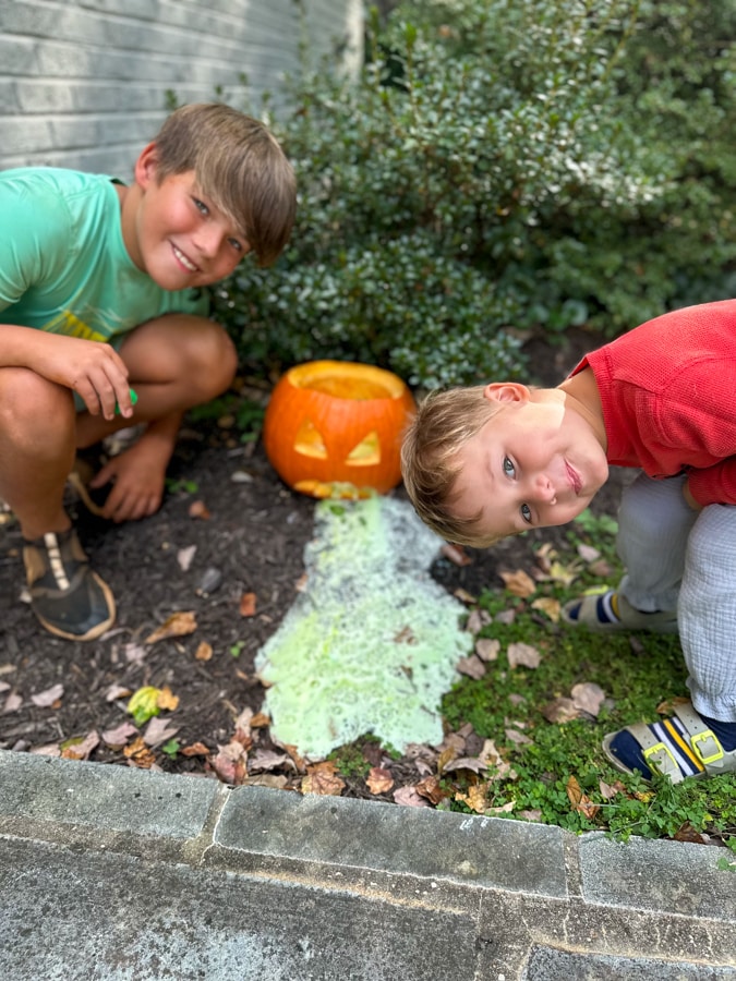 Puking Pumpkin All About Autumn