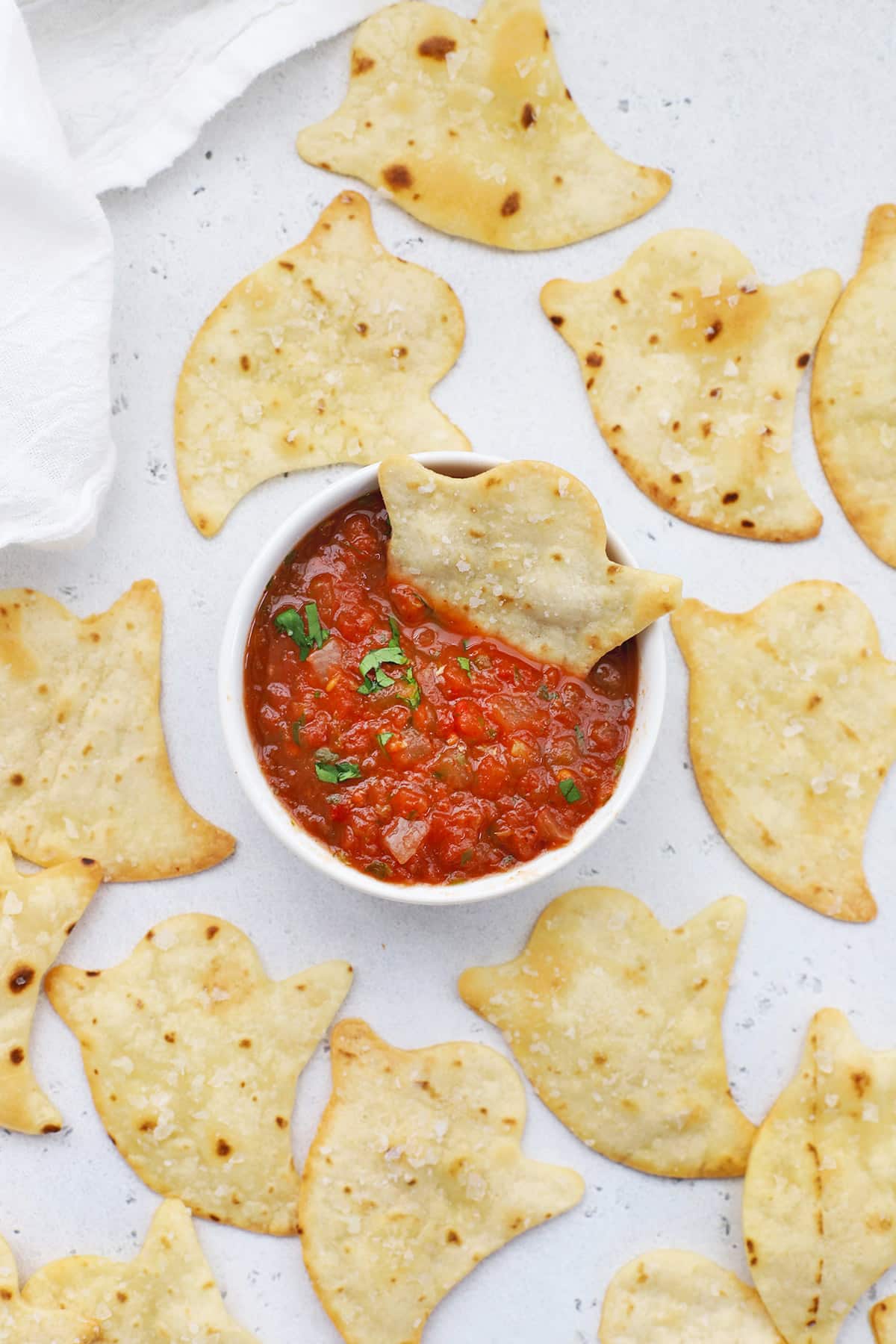 Spooky Baked Halloween Chips