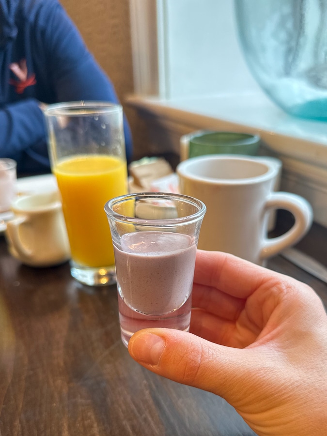 tiny smoothie glass