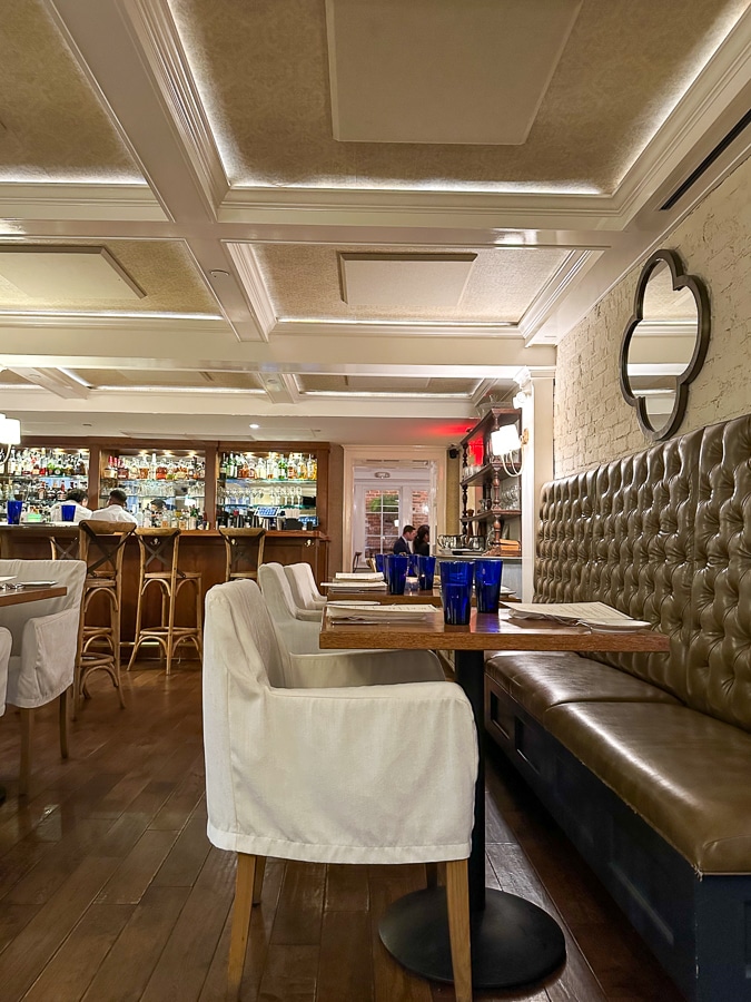 Inside Haywood’s Piano Bar and Grill