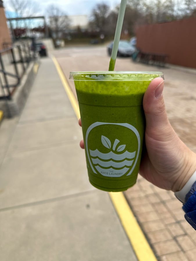 The Juice Laundry green smoothies