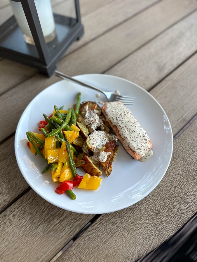 Blue Apron Dijon Salmon | That Time Of Year