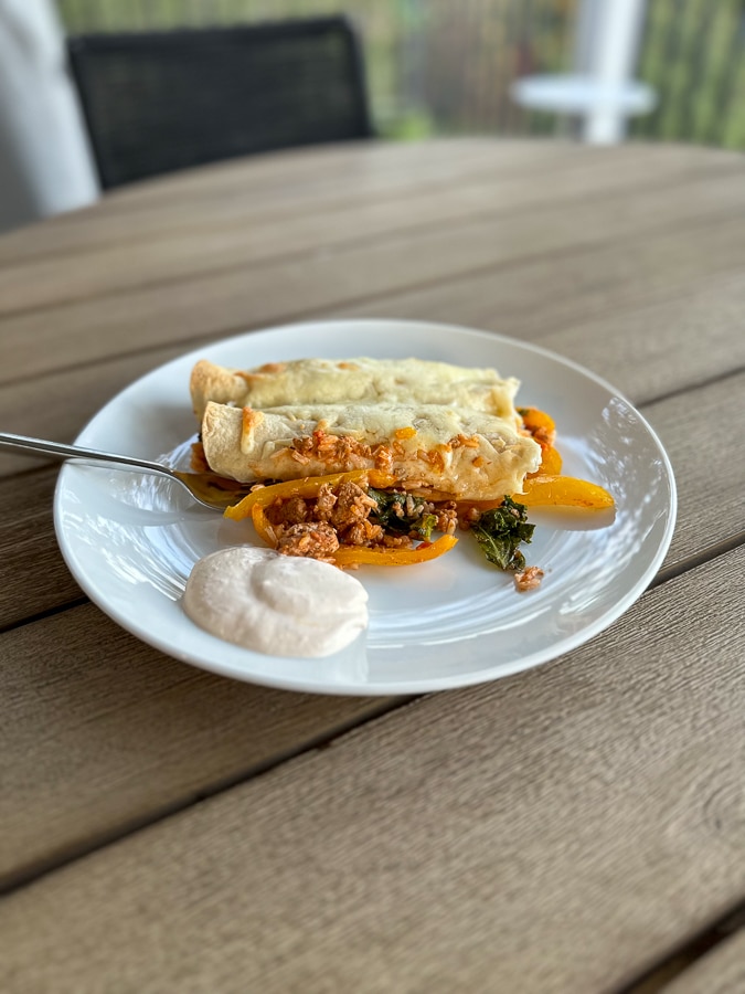 Pork Enchiladas 