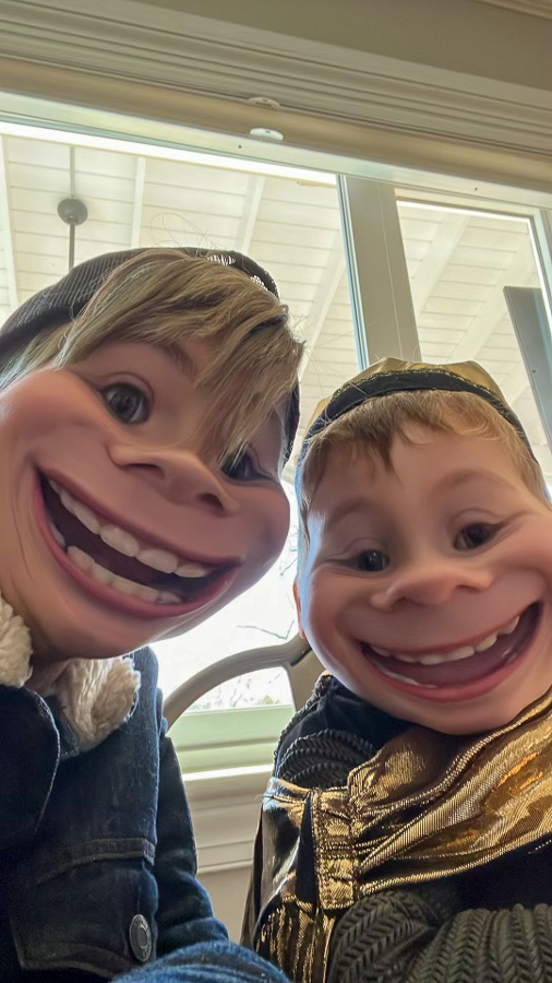 goofy iphone selfie