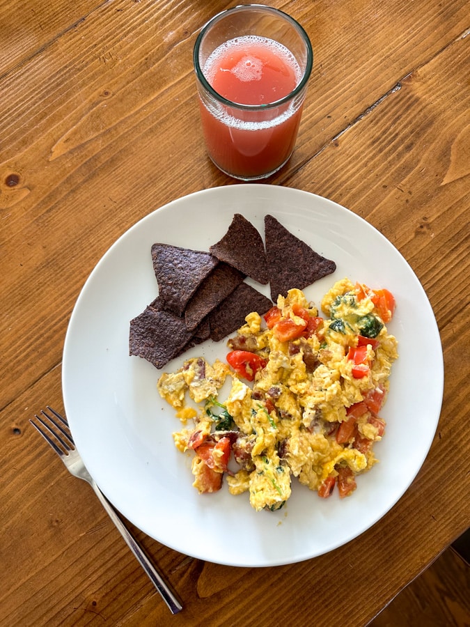 Egg Scramble Lunch