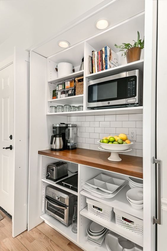 Pantry + Organization Inspiration | Modern Coastal Farmhouse Mood Board
