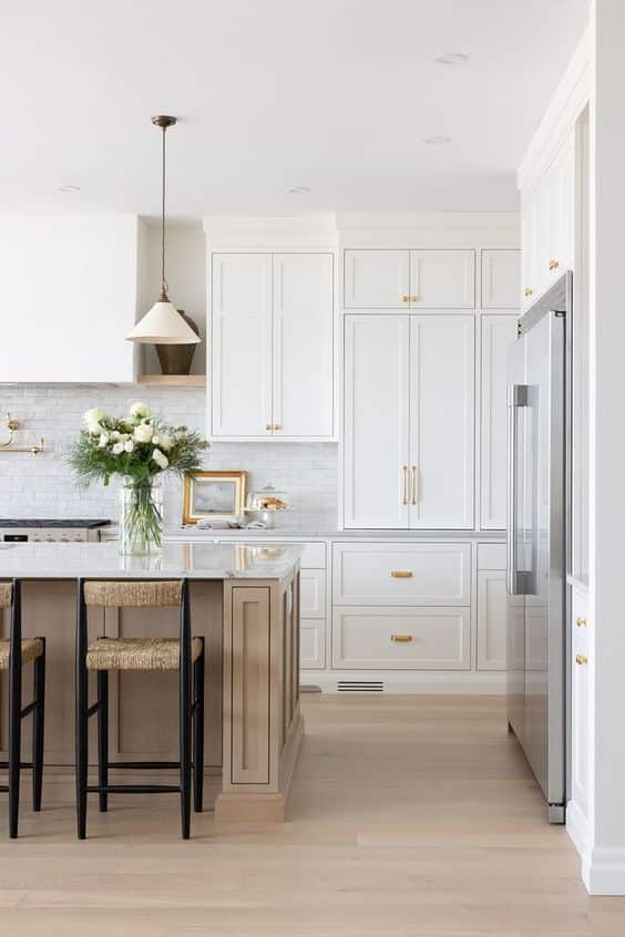 white kitchen Modern Coastal Farmhouse Mood Board