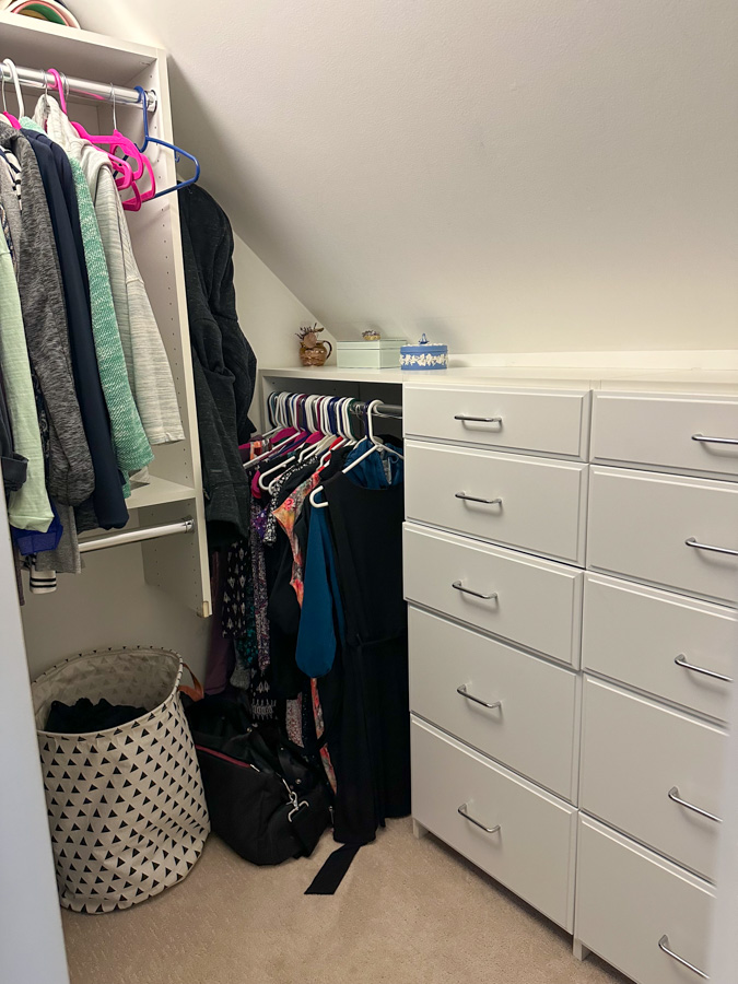 closet before renovation