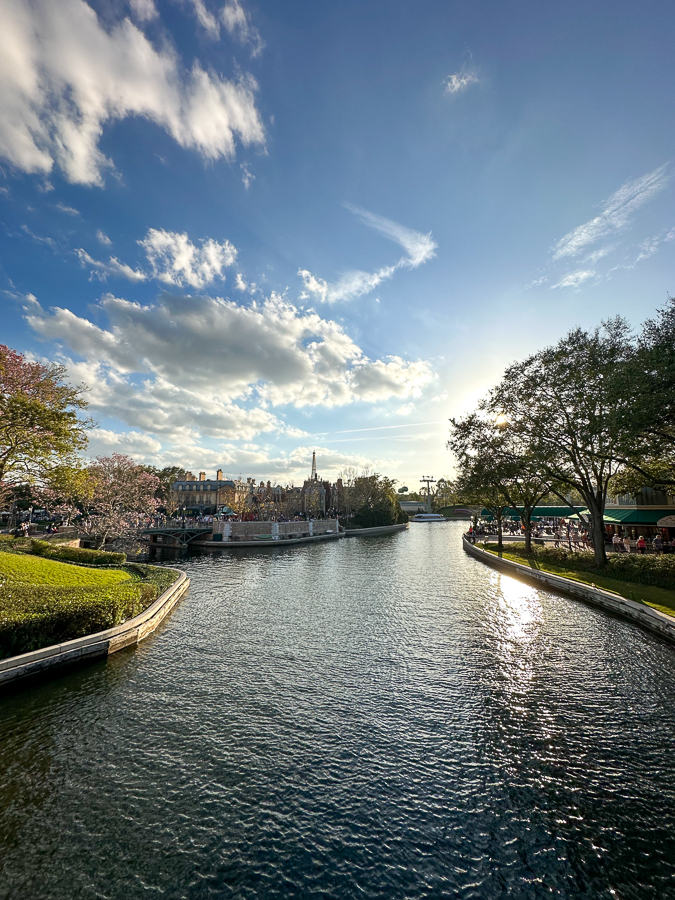 view leaving Epcot
