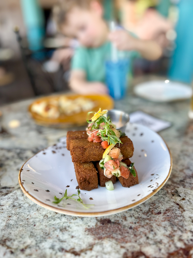 Hummus fries