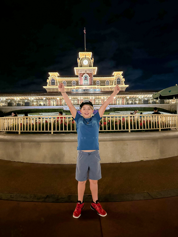 Magic Kingdom at night