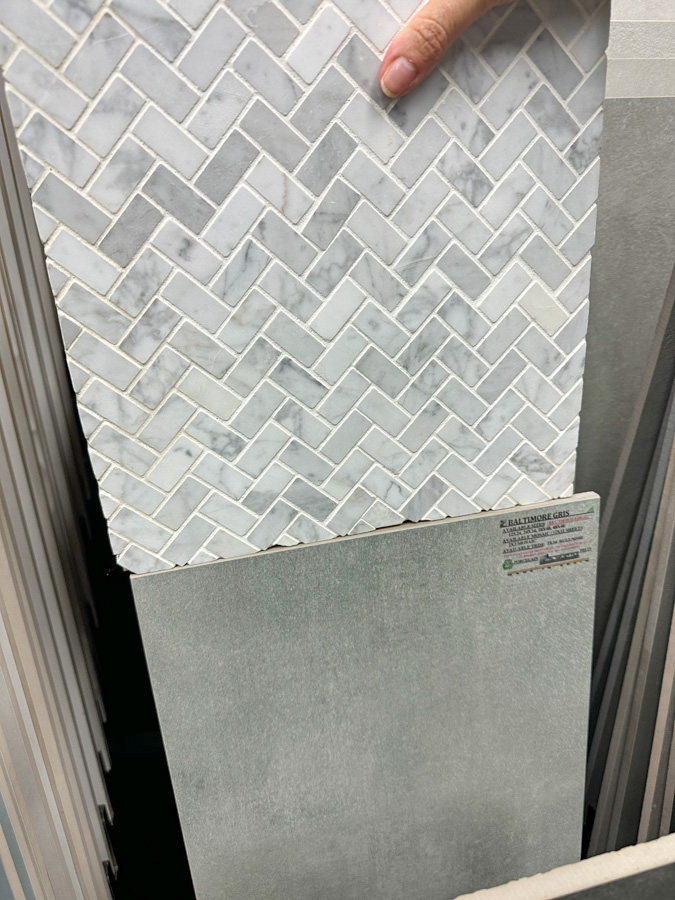 Scary Things - choosing bathroom tiles