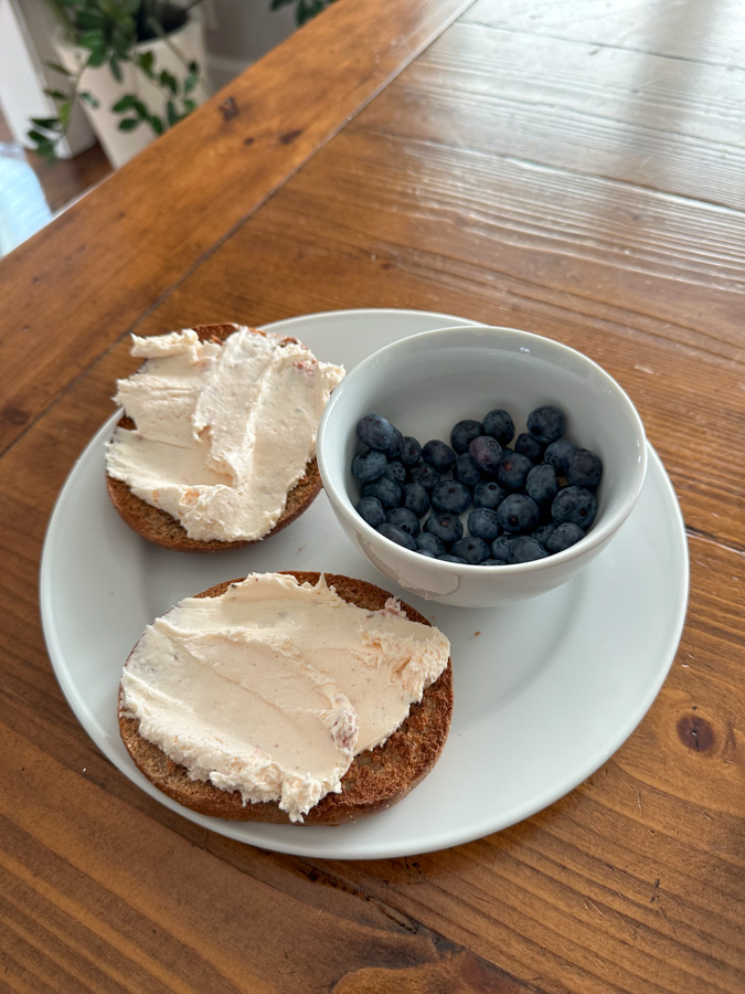 Whole Wheat Bagel with Lox!