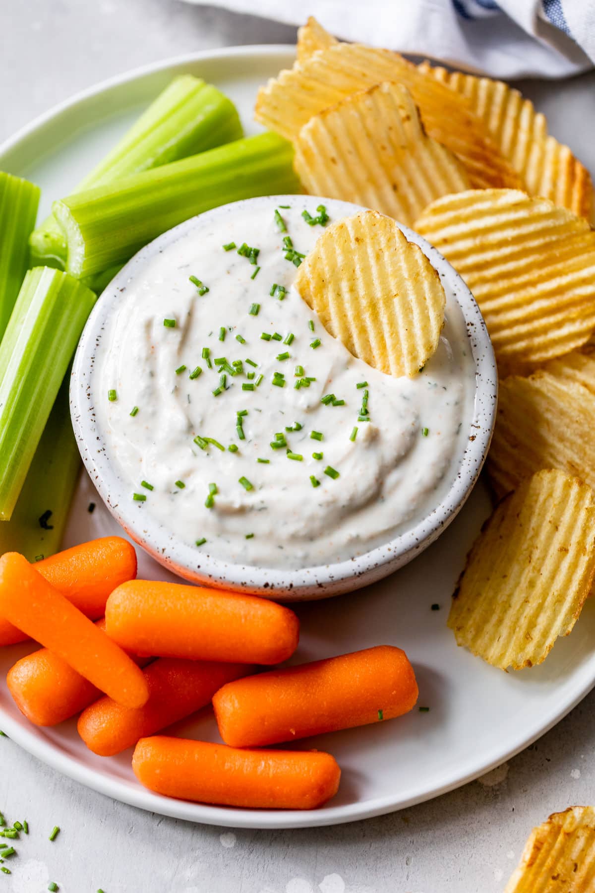 Greek Yogurt Ranch Dip | healthy dipping sauces