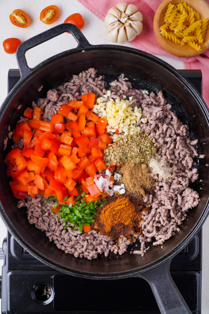 Stir in seasonings