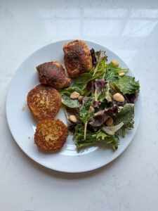 salad and bread