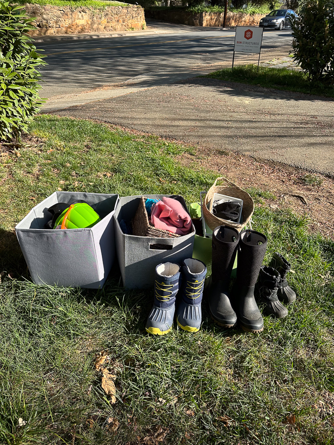 packing winter gear