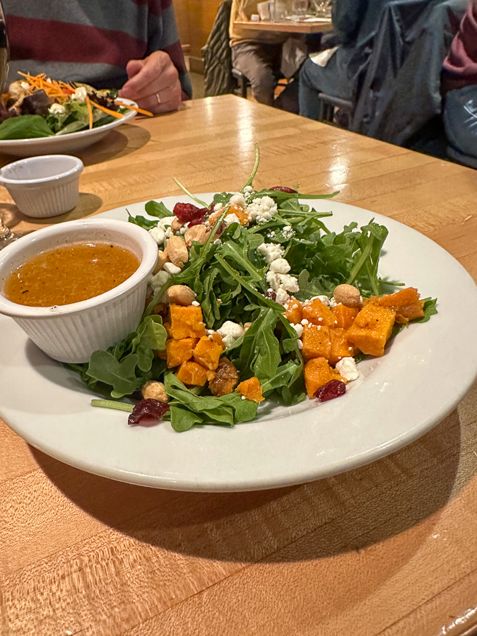 Radius Pizza salad | Visit to Hillsborough