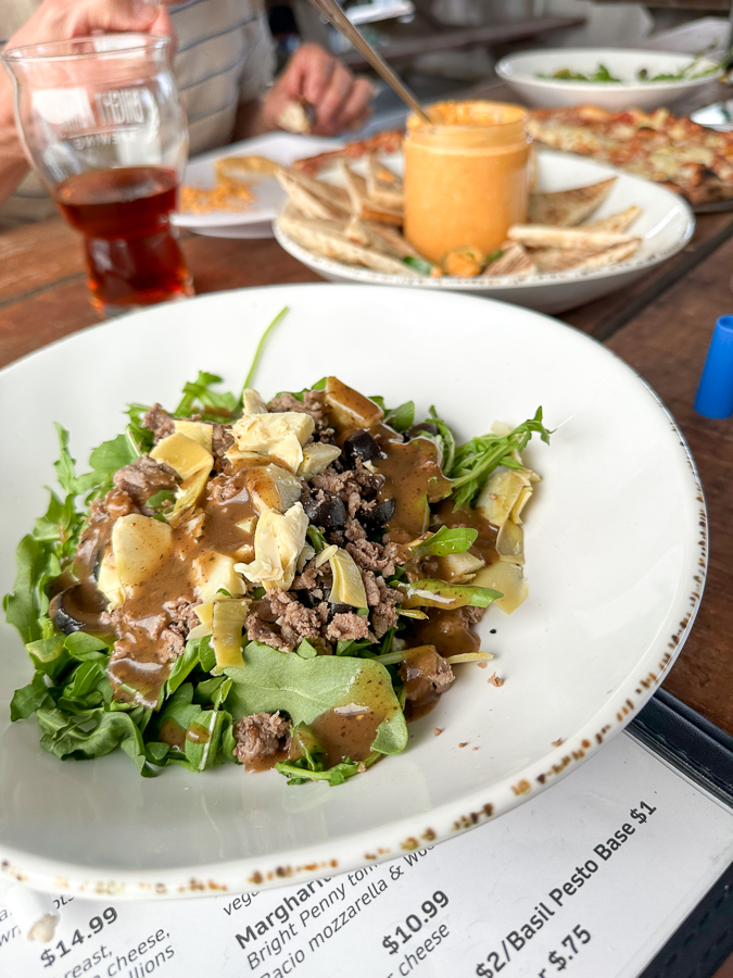 Bright Penny Brewing salad
