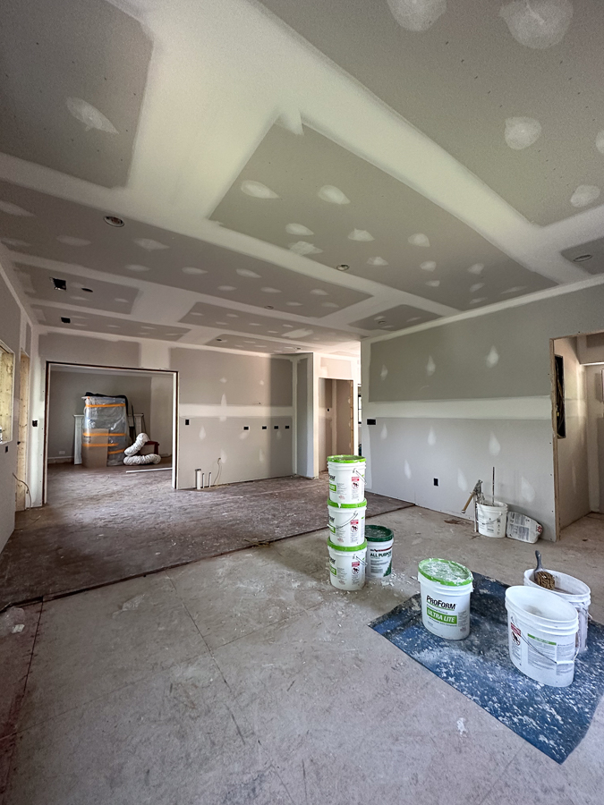 House Update: Hanging The Drywall