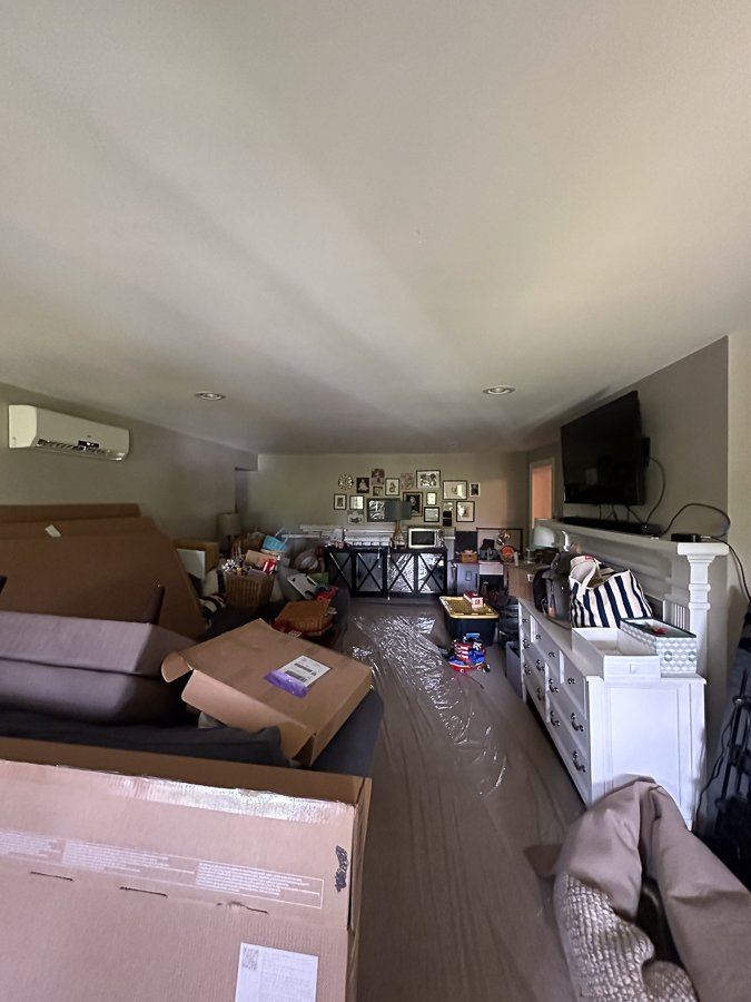 messy basement