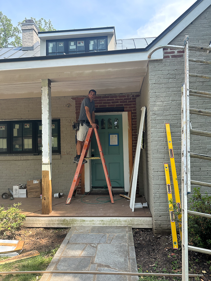 Front Door Trim update