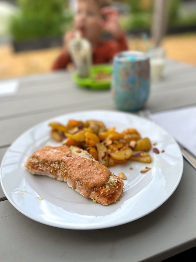 Blue Apron Romesco Salmon