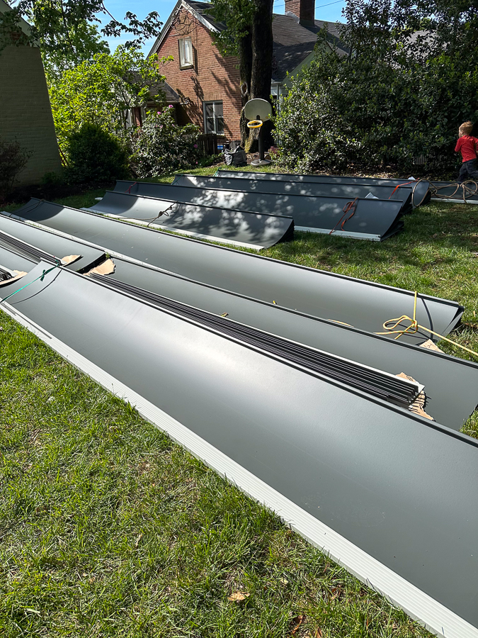 metal roof order