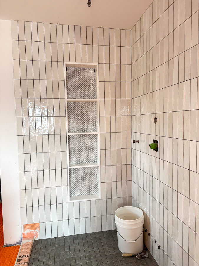 bathroom tiling