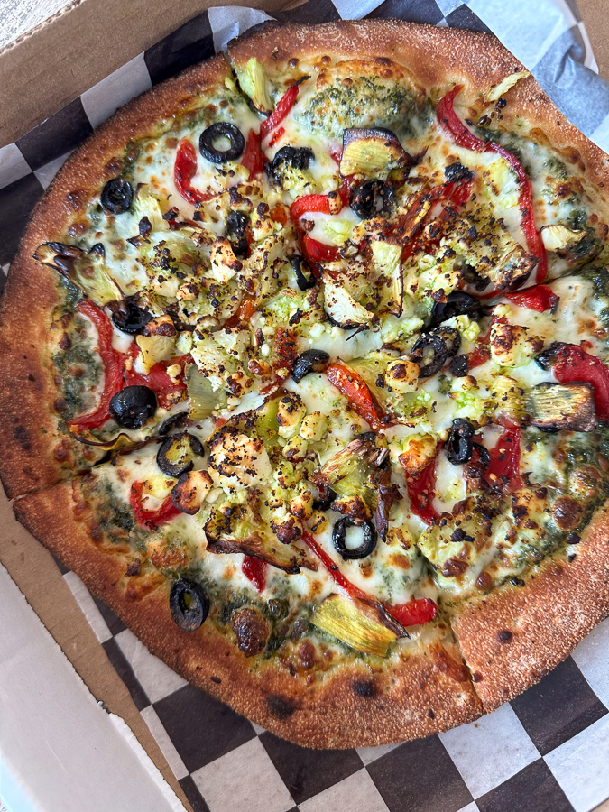 Greek pizza