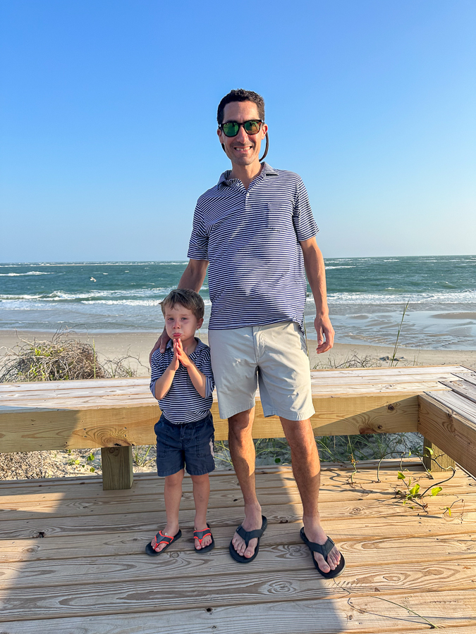 dad and son matching outfit