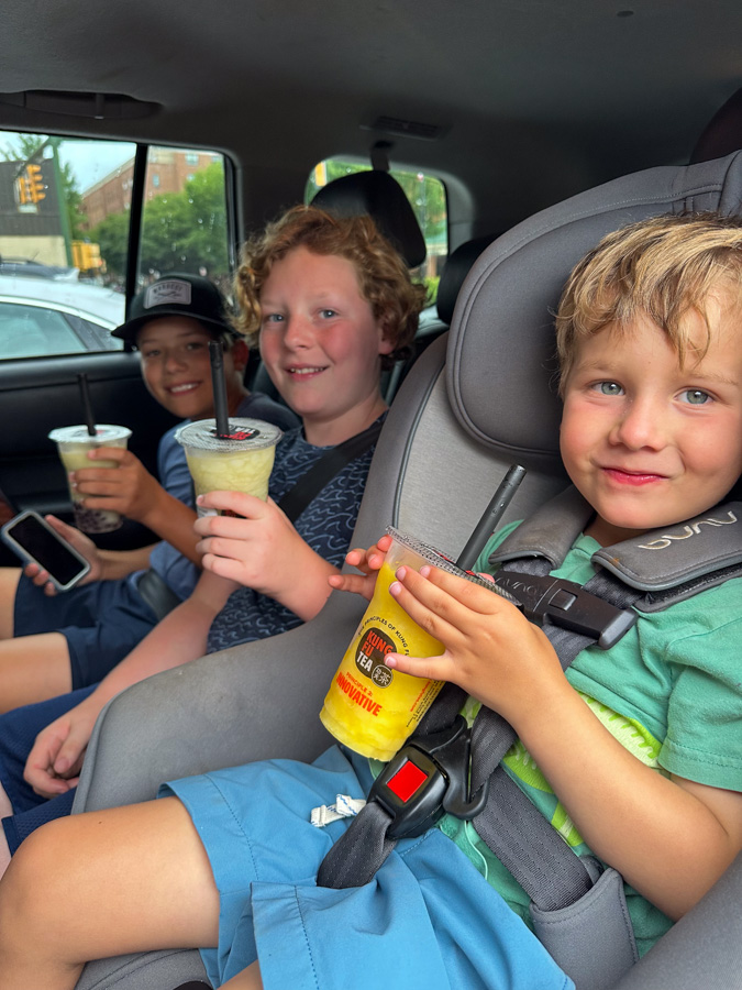 kids with Kung Fu Tea