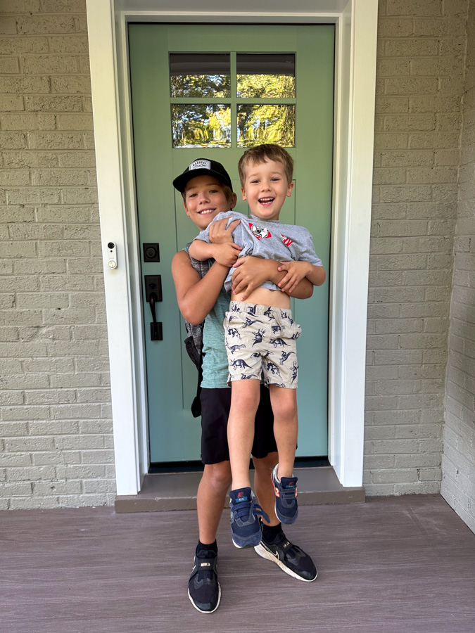 Mazen back to school | August Slipped Away