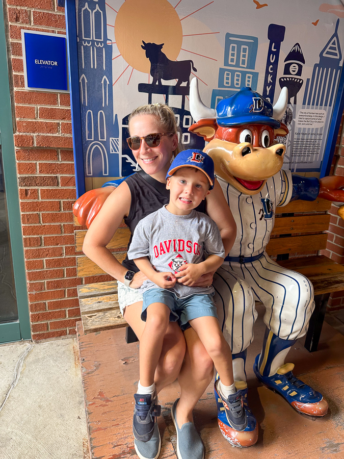 Durham Bulls mascot