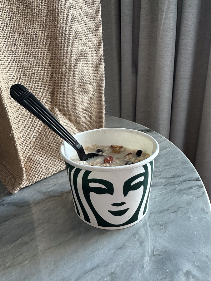 Starbucks oatmeal