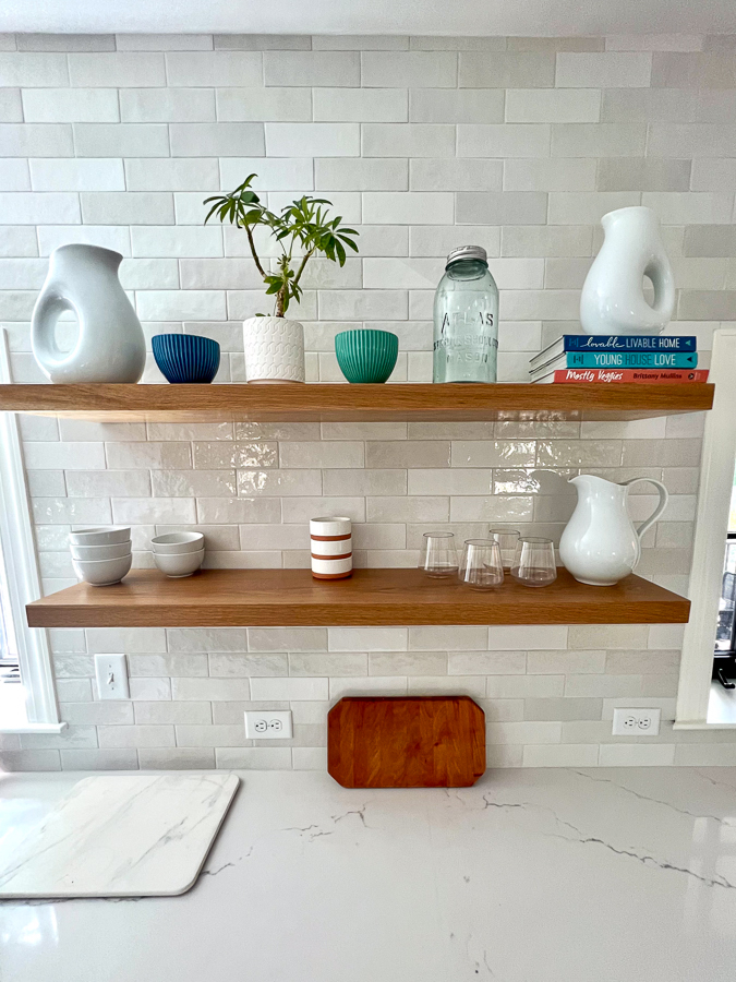 open shelves organization | Moving Back In