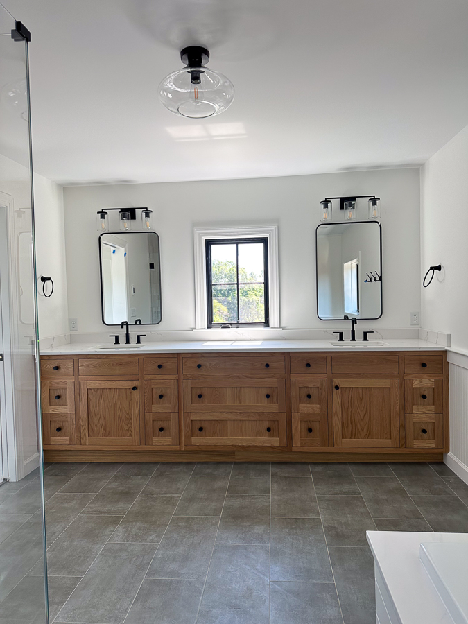Moving Back In | bathroom renovation