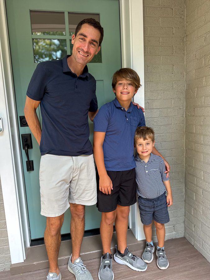 dad and sons