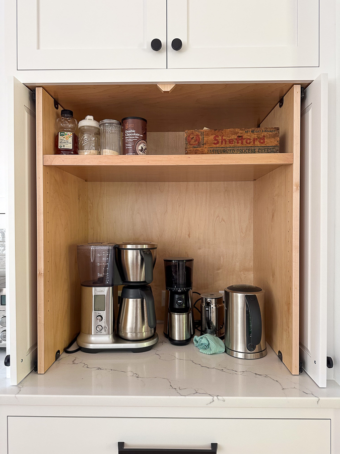 coffee and tea station