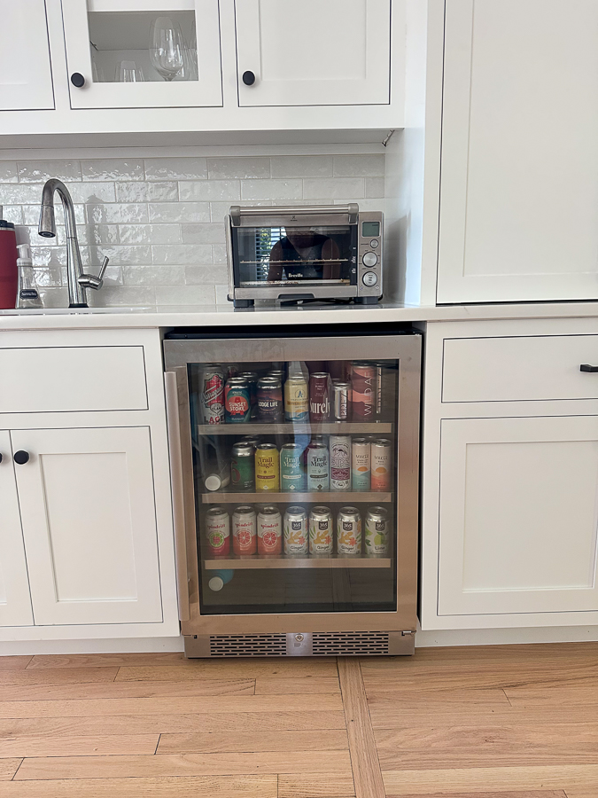 Drink Fridge in kitchen