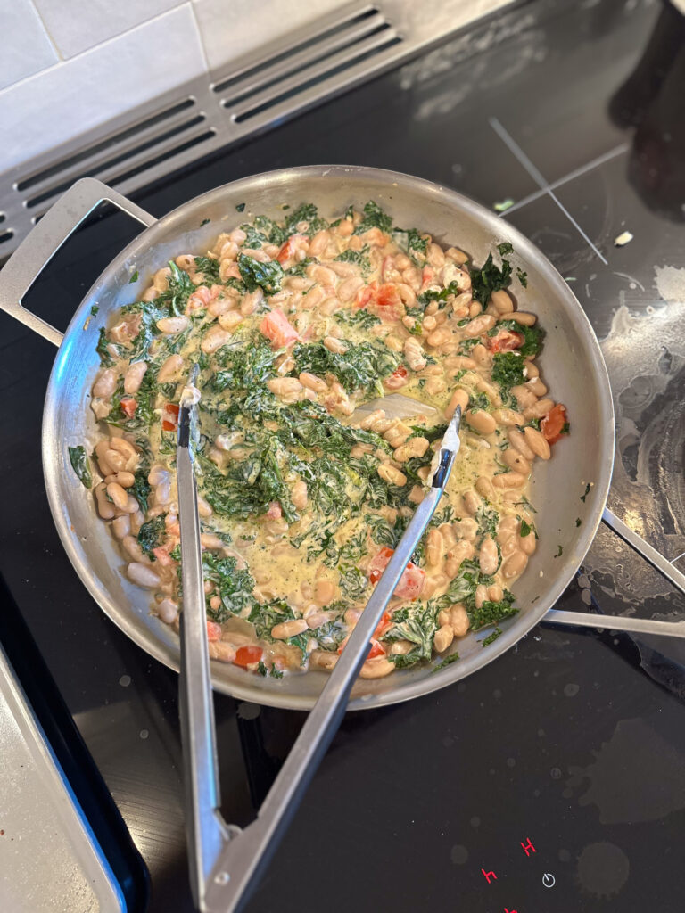 cooking cream cheese greens | Herman The Worm