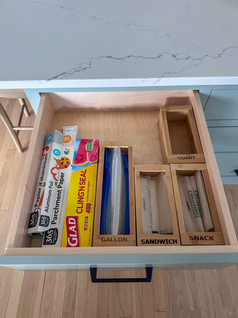 Wraps + Bags Drawer
