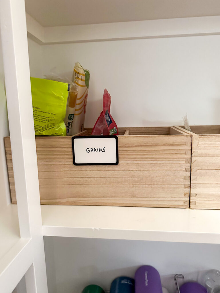 boxes for pantry