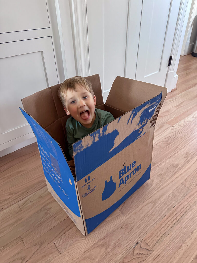 Blue Apron box