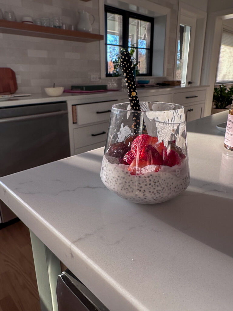 chia pudding at home