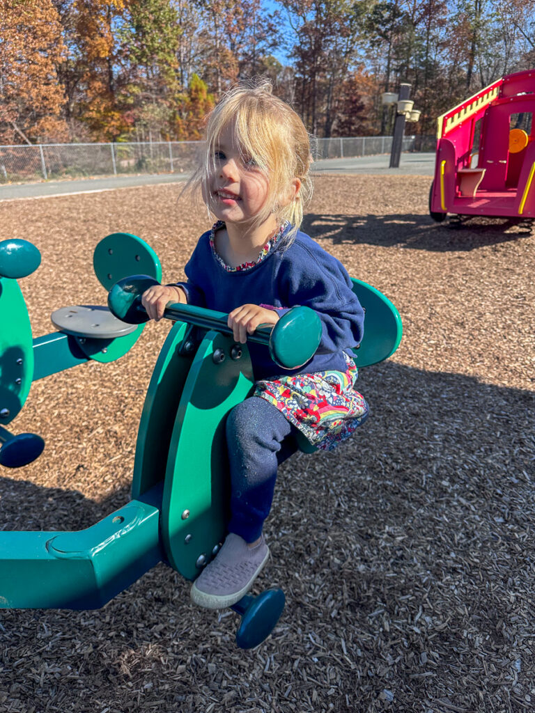 Greer Elementary's playground | A Very Cousin Weekend